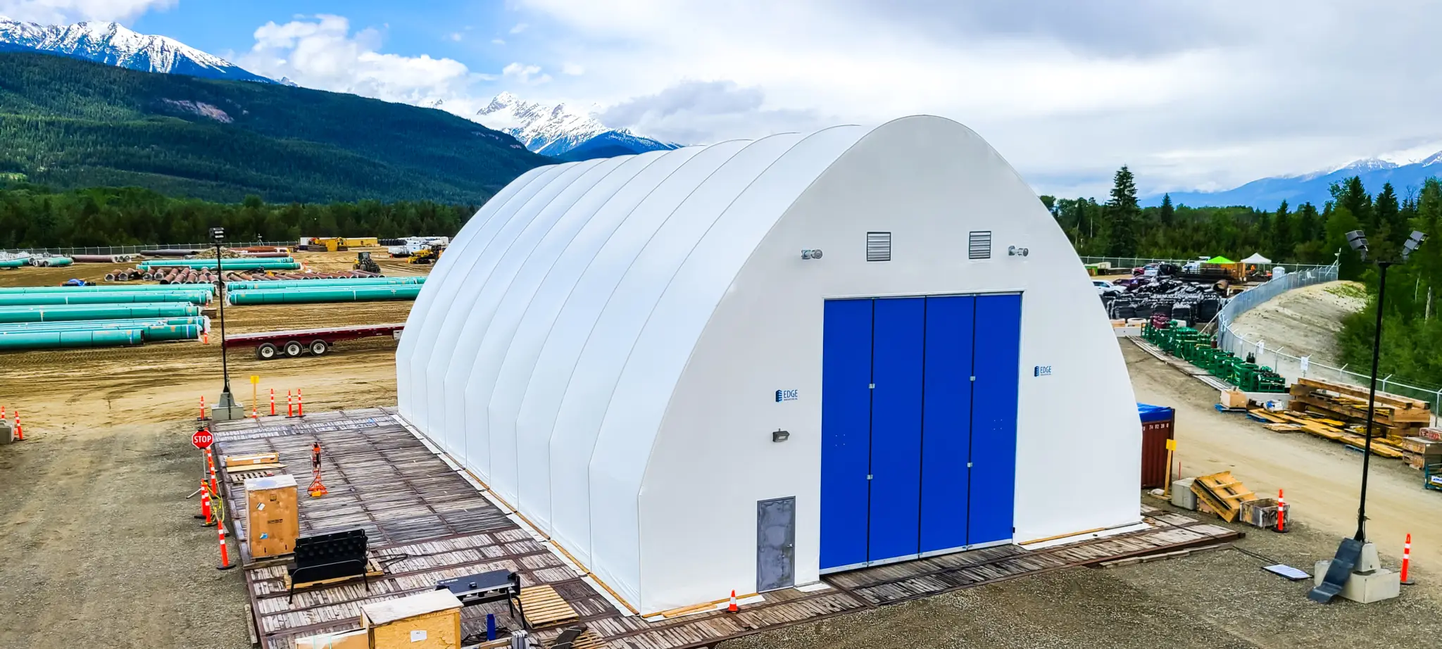 Industrial Fabric Building Structure