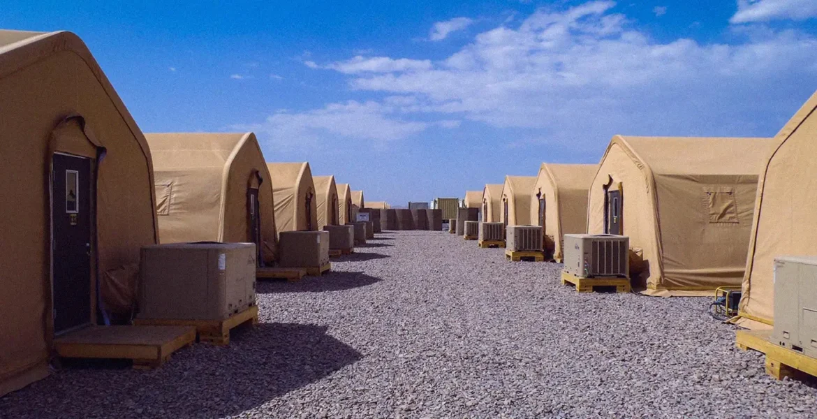 Military Fabric Building