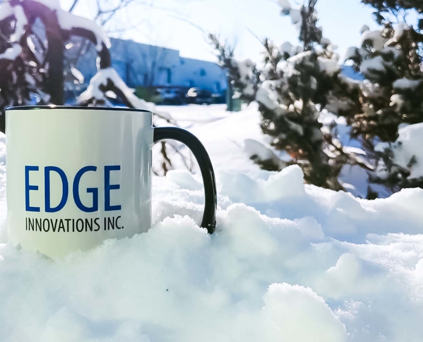 Edge Innovations Mug In The Snow